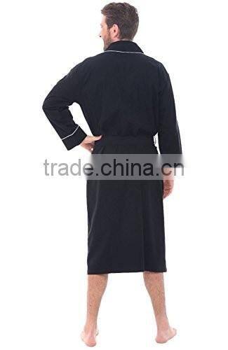 Custom brand 100% cotton pocket design bathrobe