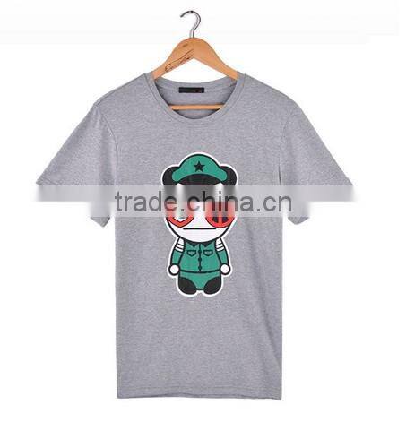 latest vintage design printing angry panda kids short sleeve round neck t-shirts wholesale china supplier