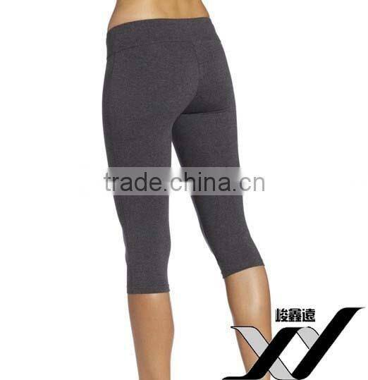 2015 hot fashion women basic cropped leggings