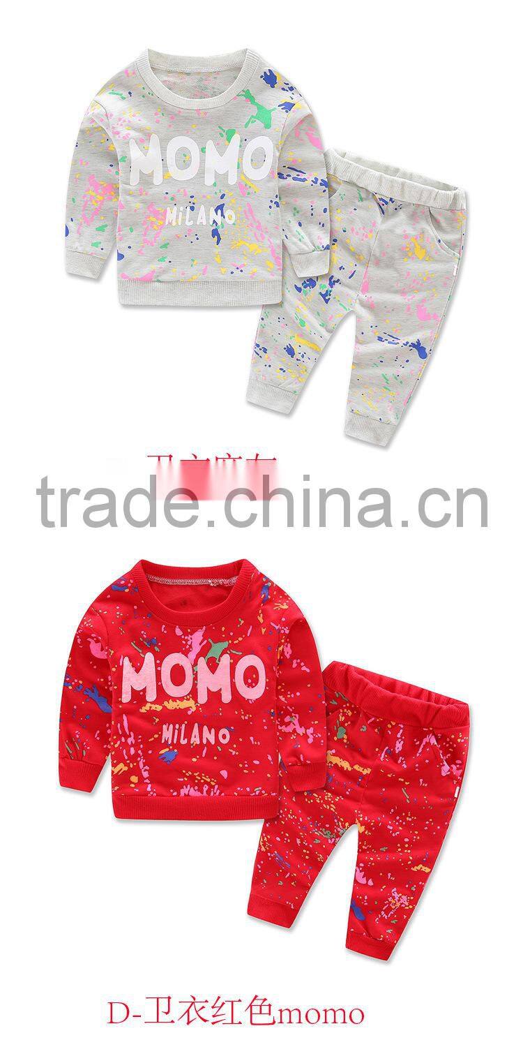 2017 Autumn new design kids clothes sets boy clothing sets
