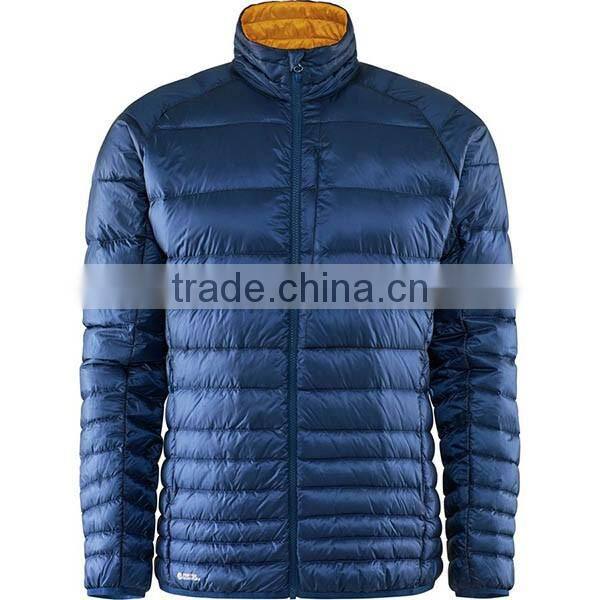 2017 men winter down jacket polyester fabric making for down jacket