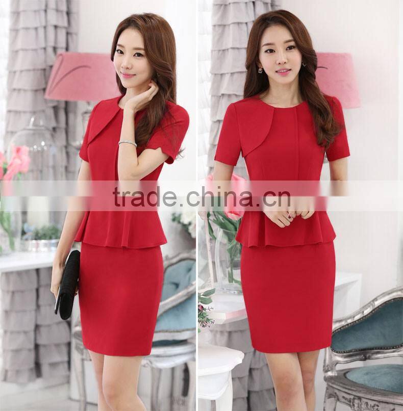 New season fashion clothing factory short sleeve fancy new model casual dress for ladies
