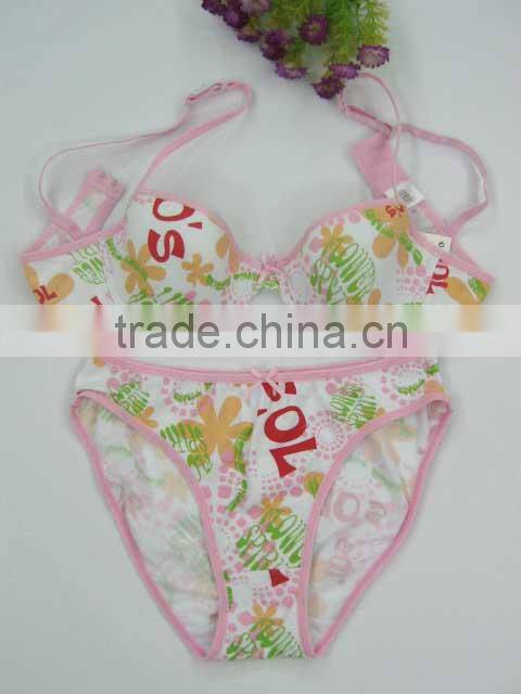 Elegant charming bras and panty sets with deep blace color XXXsexy