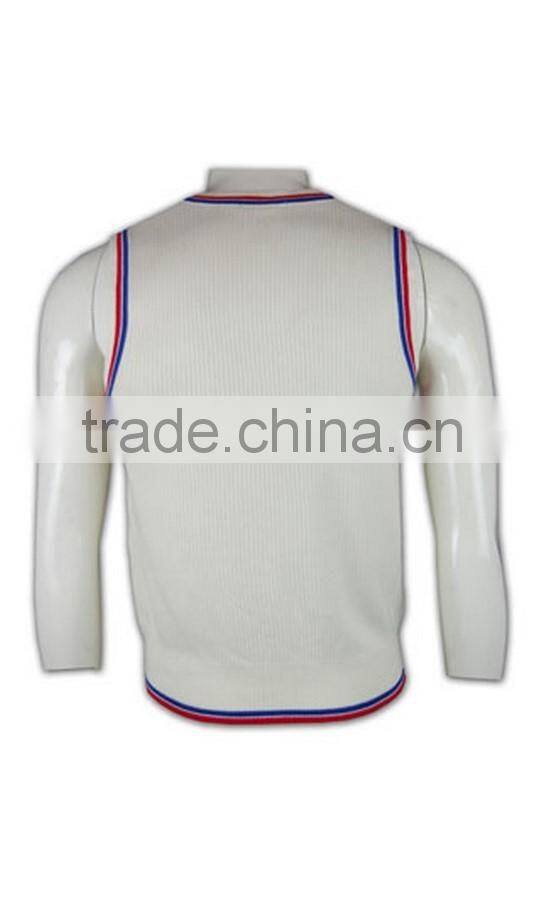 ISO9001/BSCI Manufature slim fit unisex embroidery logo cardigan vest