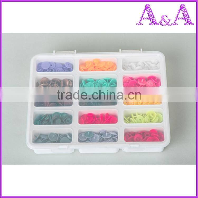 Wholesale Cheap 150 Sets T5 Plastic Snap Bulk Buttons Fastener