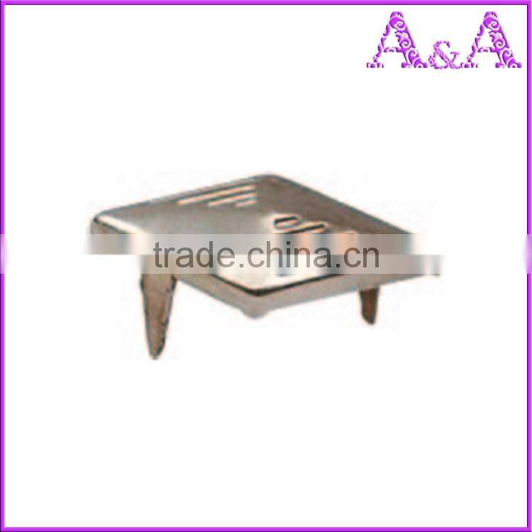 Metal prong ring snap button