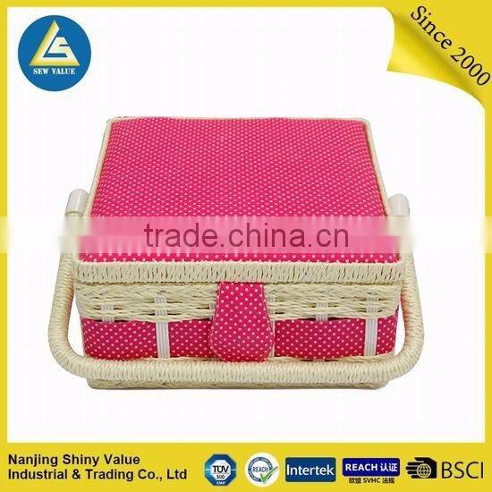 woven storage basket large size with old-fashioned feel