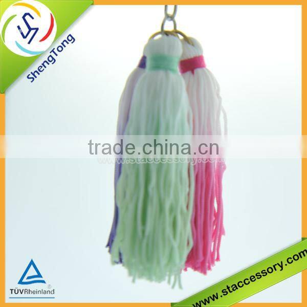 hot sale wholesale ring with tassel/colorful ring with tassel