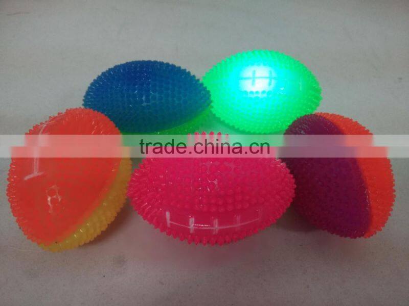 Halloween scary flashing rubber ball