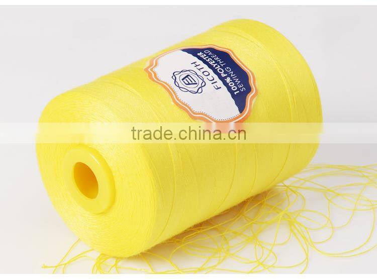 China supplier of 100% spun polyester sewing thread for lady fashion shoe
