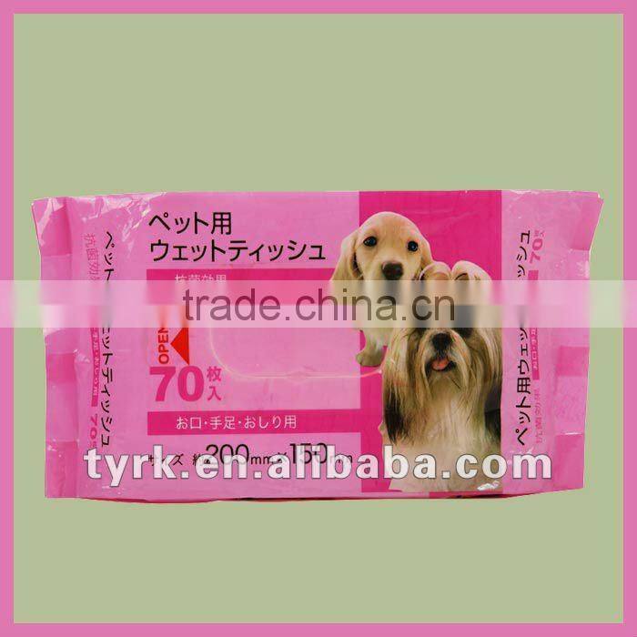 OEM design with best price Pet Wet Tissue wholesale