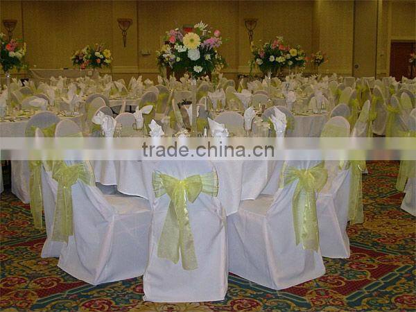 Wedding decoration banquet chair cover polyester chair cover