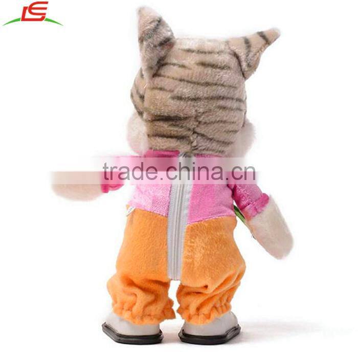 Cute Electric Cat Walk Singing Plush Toys for Children