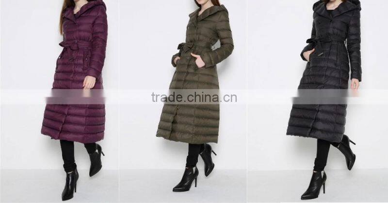 China Manufacturer Red Winter Cold Women Down Jackets
