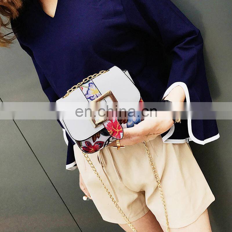 National Style Embroidery Bag Fashionable Hand Bag Shoulder Pack Tide Bag