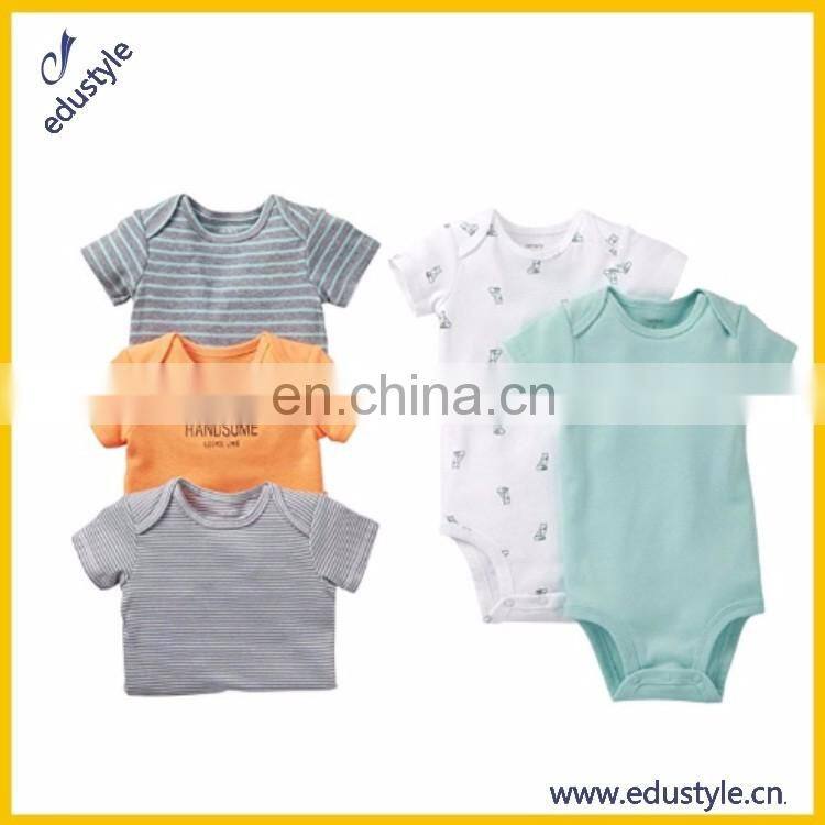 Bulk Organic Cotton Blank Knitted Baby Vintage Romper