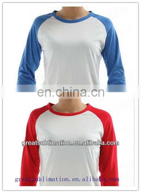 Woman long sleeve T-shirt For Sublimation