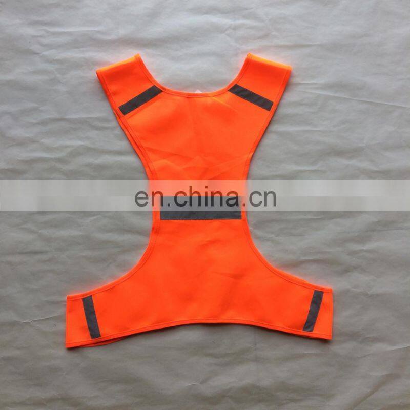 2017 hot sale 100 gsm orange mesh running vest
