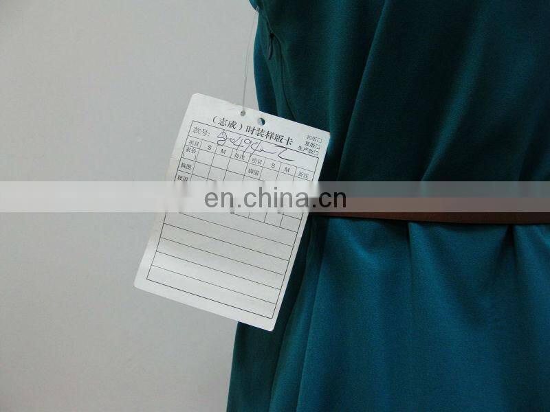 Office ladies pleated blouses dress