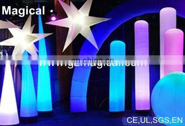 portable mobile inflatableLED columns tubes