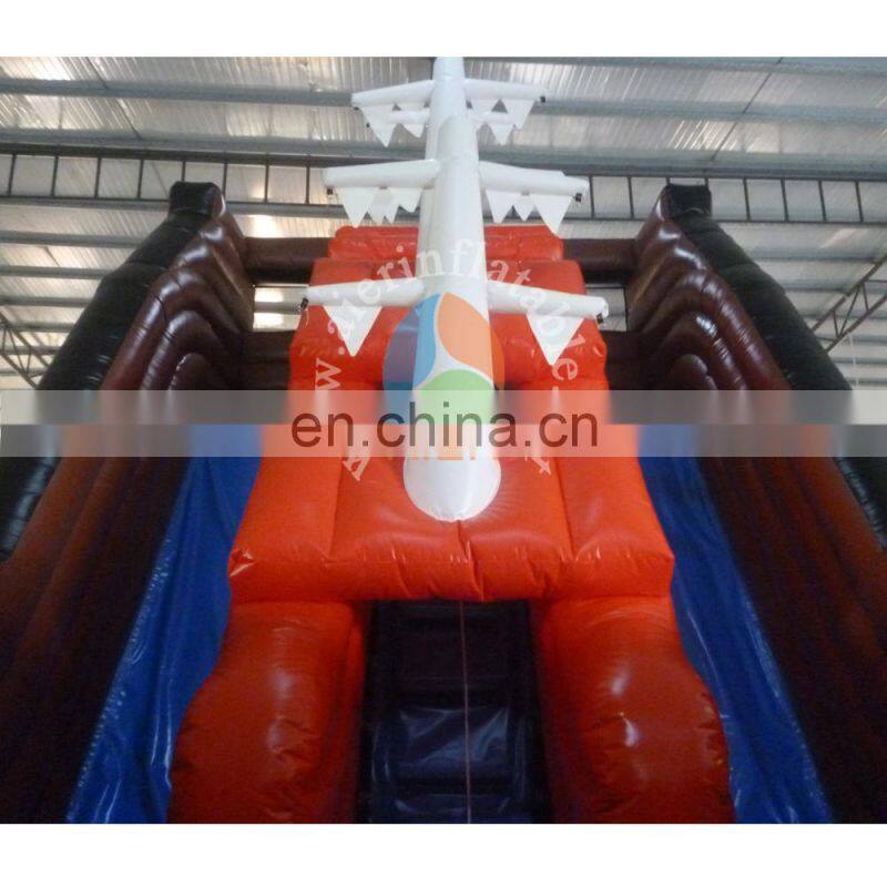 Hot sale inflatable pirate ship for fun,giant inflatable slide for kids,inflatable bouncing house