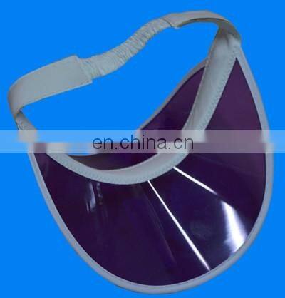 2017 hot sale!!! PVC Sun Visor Cap with logo design