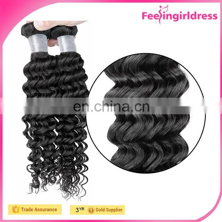 Factory Price Body Wave Human Hair Three Tone 100% Human Hair Weft Curly 6A