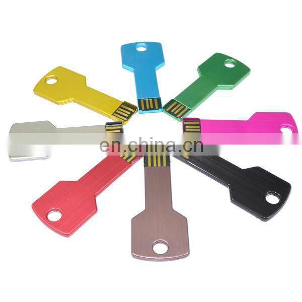2016 Custom metal key shape USB flash drives