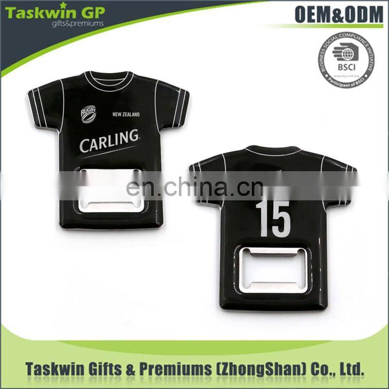 Custom T-Shirt Bottle Opener, Stainless Iron Material Bottle Opener for Promotional