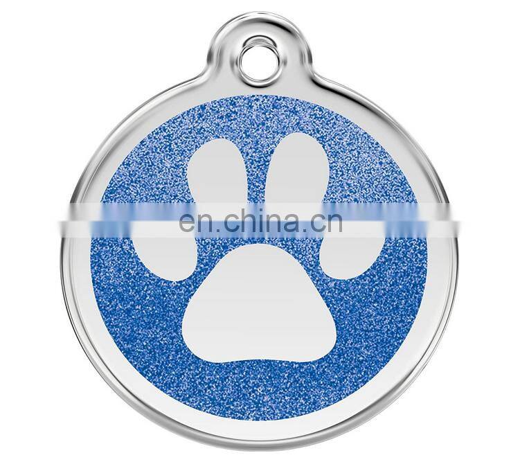 Custom cheap metal pet ID sublimation dog tag