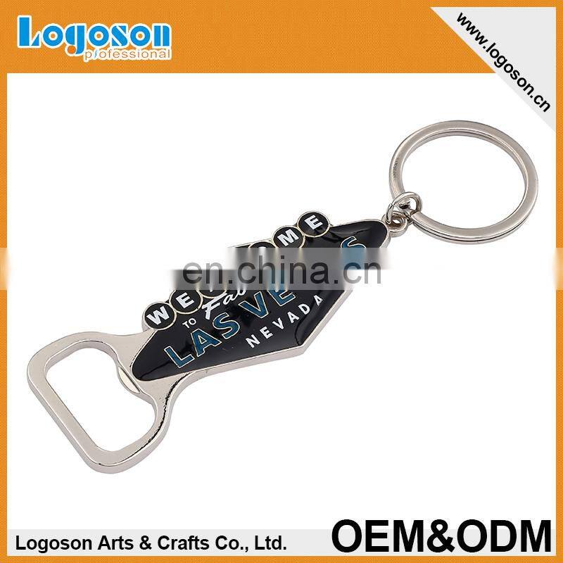 2017 Metal tourist souvenir Las Vegas bottle opener keychain
