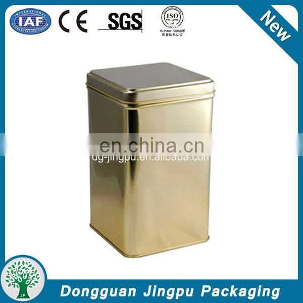 Luxury moistureproof metal t-shirt packaging tube