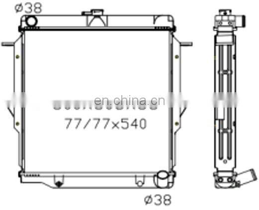 16400-17070 Radiator for Landruiser HZJ75