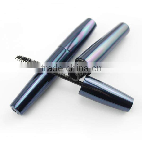 Shiny Blue Empty Cosmetic Mascara Container