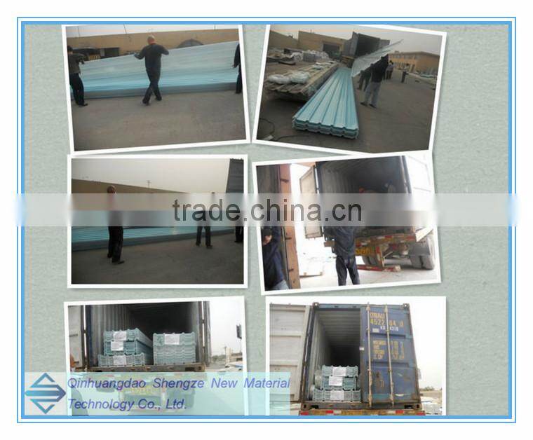 FRP roof corrugated sheet/white corrugated roofing sheet/ grp housetop sheet