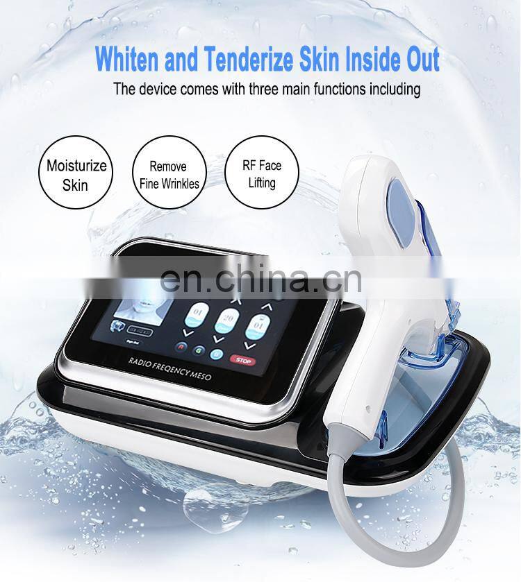 Newest Product Radio Frequency Water Gun Micro Power Mesotheray Machine Mesotherapy Gun Skin Rejuvenation Whitening