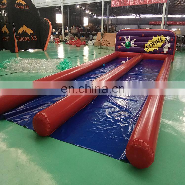 Factory Hot Sale Funny Game Inflatable Blowing Track for Outdoor Game