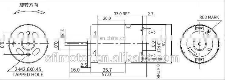 12 volt high speed big electric dc home fan motor 380SH