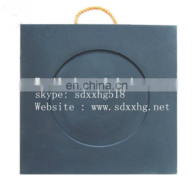 500X500X50mm mobile truck crane outrigger pad, crane stabiliser pad