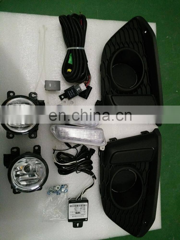 Car body parts fog lamp wire and harness fog light sets for fit jazz 2014