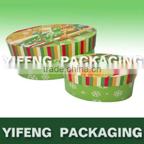 oval Christmas box set