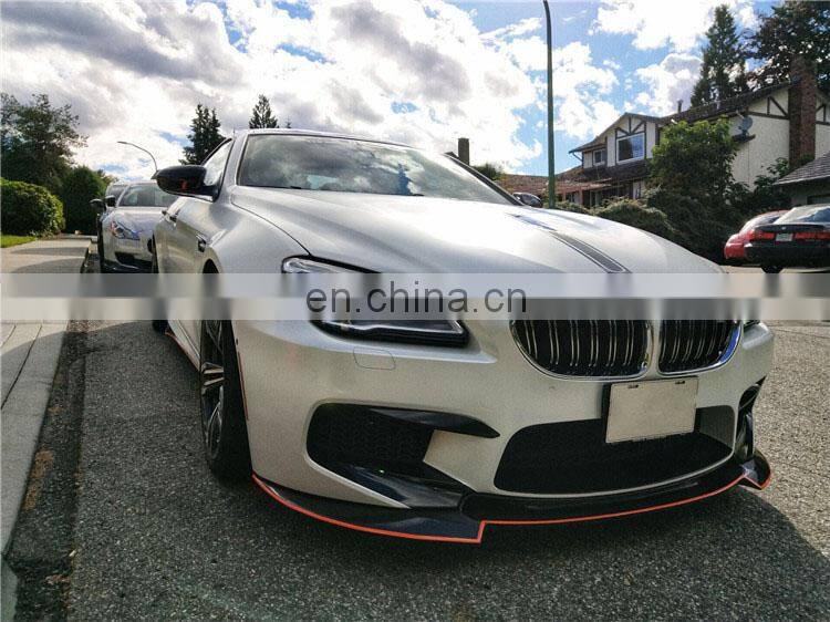 Super pefect CQCV style carbon fiber body kit for BMW M6 carbon fiber front lip rear lip side skirts and wing spoiler