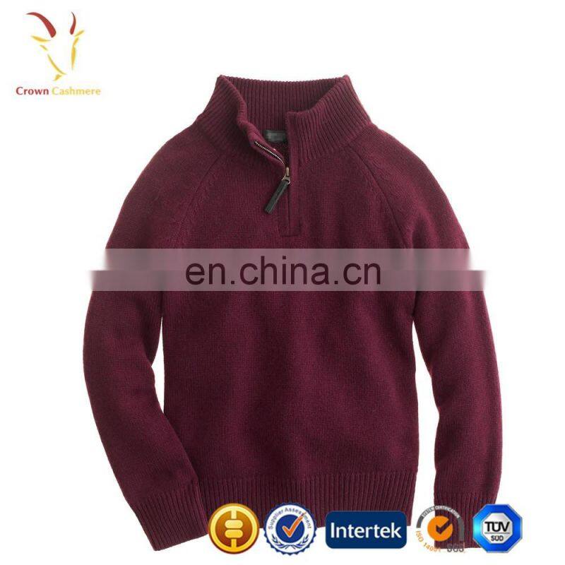 Winter Turtleneck Sweater For Kids,Boys Wool Sweater with zipper