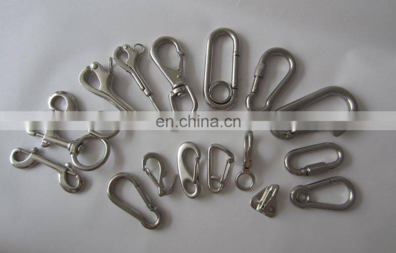 Stainless steel Welded D ring/D buckle for Endless industrial and marine rigging aplication