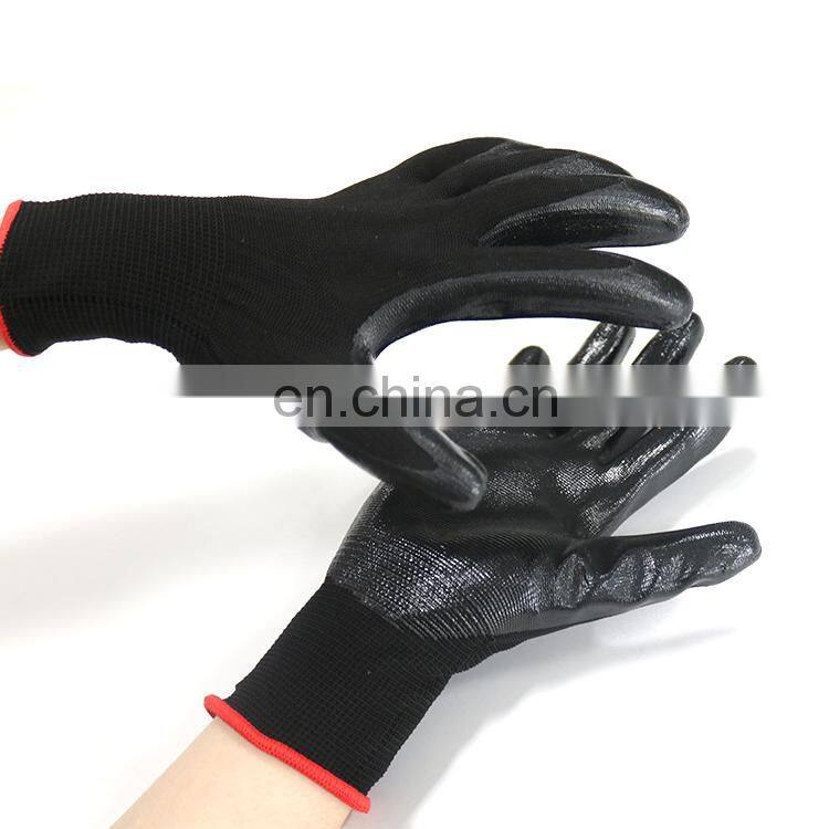 Comfortable And Flexible Pu Coating Safety Work Gloves