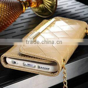 Wallet style design, PU leather phone case For iphone 6/6s for ladies and grils