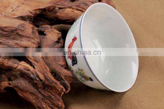 Antique Ceramic Porcelain Ming Dynasty Chenghua Doucai Chicken Bowl Vase Replica