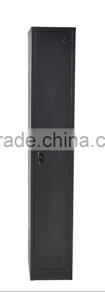 modern design single door metal wardrobe/steel locker for clothes