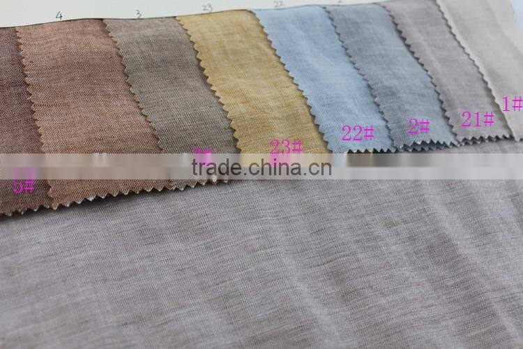 chambray linen fabric twill,fashion linen fabric for ladies top & dress,linen rayon fabric