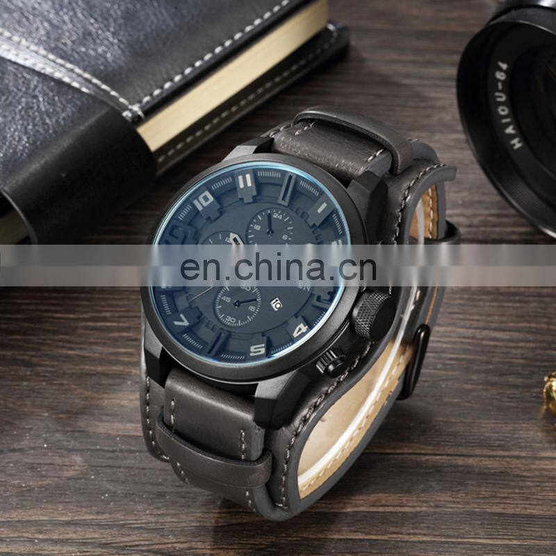 Curren 8225 High Quality Japan Quartz Movement Hand Watch Waterproof Alloy Analog Men's Wrist Watches